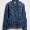 Jeansjacke mit Schößchen Jeansjacke mit Schößchen