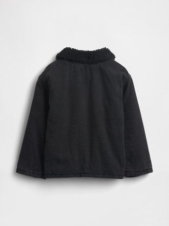 Jeansjacke mit Sherpa-Futter für Babys und Kleinkinder