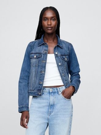 Jeansjacke mit Symbol