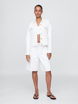 Jeansjacke mit Symbol