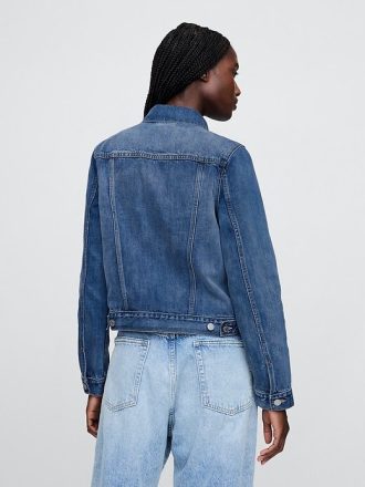 Jeansjacke mit Symbol