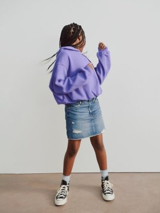 Jeansrock mit hohem Bund für Kinder
