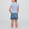 Jeansrock mit hohem Bund für Kinder Jeansrock mit hohem Bund für Kinder