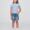 Jeansrock mit hohem Bund für Kinder Jeansrock mit hohem Bund für Kinder