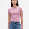 Jersey-T-Shirt aus dicht gestricktem Jersey Jersey-T-Shirt aus dicht gestricktem Jersey