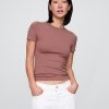 Jersey-T-Shirt aus dicht gestricktem Jersey Jersey-T-Shirt aus dicht gestricktem Jersey