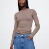 Jersey-T-Shirt aus dicht gestricktem Jersey Jersey-T-Shirt aus dicht gestricktem Jersey