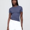 Jersey-T-Shirt aus dicht gestricktem Jersey Jersey-T-Shirt aus dicht gestricktem Jersey