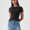 Jersey-T-Shirt aus dicht gestricktem Jersey Jersey-T-Shirt aus dicht gestricktem Jersey