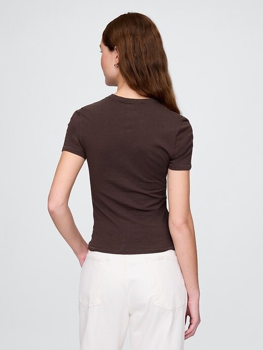 Jersey-T-Shirt aus dicht gestricktem Jersey Jersey-T-Shirt aus dicht gestricktem Jersey