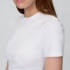 Jersey-T-Shirt aus dicht gestricktem Jersey Jersey-T-Shirt aus dicht gestricktem Jersey
