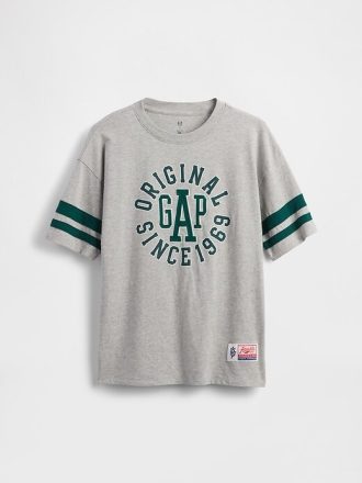Jersey-T-Shirt mit Logo für Kinder