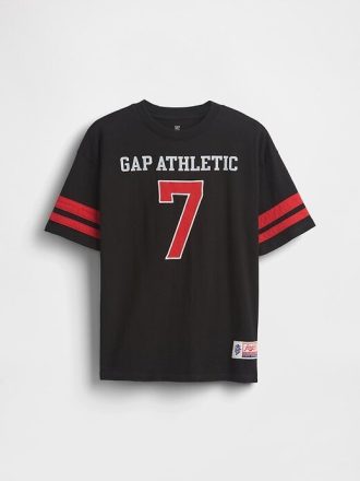 Jersey-T-Shirt mit Logo für Kinder