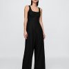 Jumpsuit aus Leinenmischung mit Nähten Jumpsuit aus Leinenmischung mit Nähten