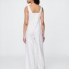 Jumpsuit aus Leinenmischung mit Nähten Jumpsuit aus Leinenmischung mit Nähten