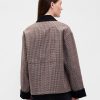 Karierte Barn-Jacke