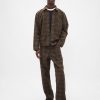 Kariertes Canvas-Denim-Overshirt Kariertes Canvas-Denim-Overshirt