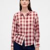 Kariertes Voile-Hemd Kariertes Voile-Hemd