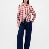 Kariertes Voile-Hemd Kariertes Voile-Hemd