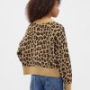 Kastenförmiger Pullover mit V-Ausschnitt für Kinder