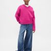 Kastenförmiger Pullover mit V-Ausschnitt für Kinder