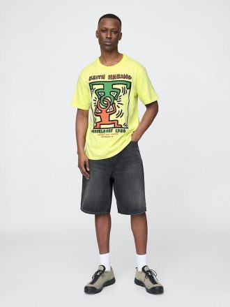 Keith Haring Grafik T-Shirt