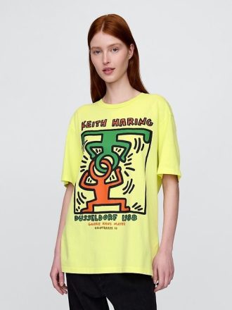 Keith Haring Grafik T-Shirt