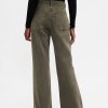 Khakihose mit niedriger Leibhöhe und Schlag Khakihose mit niedriger Leibhöhe und Schlag