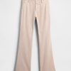 Khakihose mit niedriger Leibhöhe und Schlag Khakihose mit niedriger Leibhöhe und Schlag