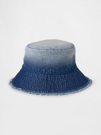 Kinder-Bucket-Hut aus Denim mit Farbverlauf