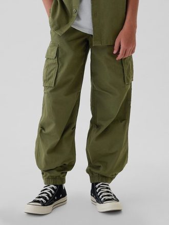Kinder-Cargohose zum Überziehen mit Fallschirm