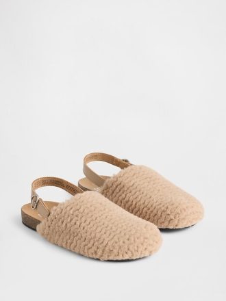 Kinder-Clogs aus Kunstfell
