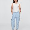 Kinder Denim Cargo Fallschirmhose Kinder Denim Cargo Fallschirmhose