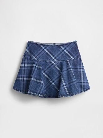Kinder Denim Volant Skort