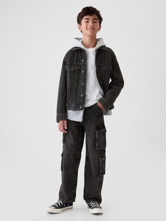 Kinder Double Cargo Baggy Jeans