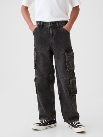 Kinder Double Cargo Baggy Jeans