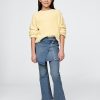 Kinder Flare Jeans mit Wickelrock