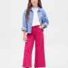 Kinder High Rise Stride Knöcheljeans mit weitem Bein Kinder High Rise Stride Knöcheljeans mit weitem Bein