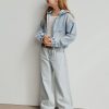 Kinder High Rise Stride Knöcheljeans mit weitem Bein Kinder High Rise Stride Knöcheljeans mit weitem Bein