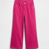 Kinder High Rise Stride Knöcheljeans mit weitem Bein Kinder High Rise Stride Knöcheljeans mit weitem Bein