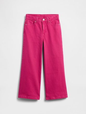 Kinder High Rise Stride Knöcheljeans mit weitem Bein