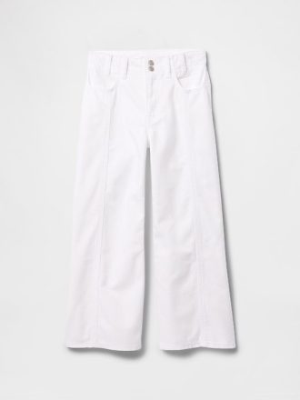 Kinder High Rise Stride Knöcheljeans mit weitem Bein