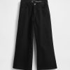 Kinder High Rise Stride Knöcheljeans mit weitem Bein Kinder High Rise Stride Knöcheljeans mit weitem Bein