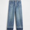 Kinder High Rise Stride Knöcheljeans mit weitem Bein Kinder High Rise Stride Knöcheljeans mit weitem Bein