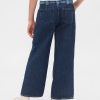 Kinder High Rise Stride Knöcheljeans mit weitem Bein Kinder High Rise Stride Knöcheljeans mit weitem Bein