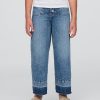 Kinder High Rise Stride Knöcheljeans mit weitem Bein Kinder High Rise Stride Knöcheljeans mit weitem Bein