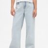 Kinder High Rise Stride Knöcheljeans mit weitem Bein Kinder High Rise Stride Knöcheljeans mit weitem Bein