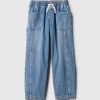 Kinder-Jeans mit hohem Bund, ultraweich, einfach, Hufeisenform Kinder-Jeans mit hohem Bund, ultraweich, einfach, Hufeisenform
