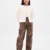 Kinder-Jeans mit hohem Bund und Easy Barrel Kinder-Jeans mit hohem Bund und Easy Barrel