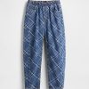 Kinder-Jeans mit hohem Bund und Easy Barrel Kinder-Jeans mit hohem Bund und Easy Barrel